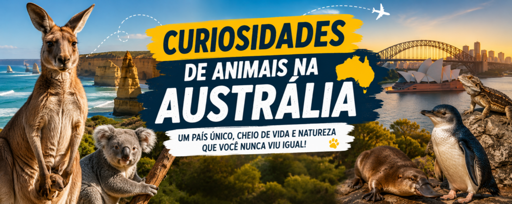 Curiosidades sobre os Animais da Austrália: Um País Onde a Natureza Surpreende em Cada Cantinho