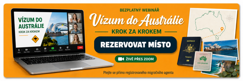 Bezplatný webinář Vízum do Austrálie krok za krokem – registrace přes Zoom, Pacific Center