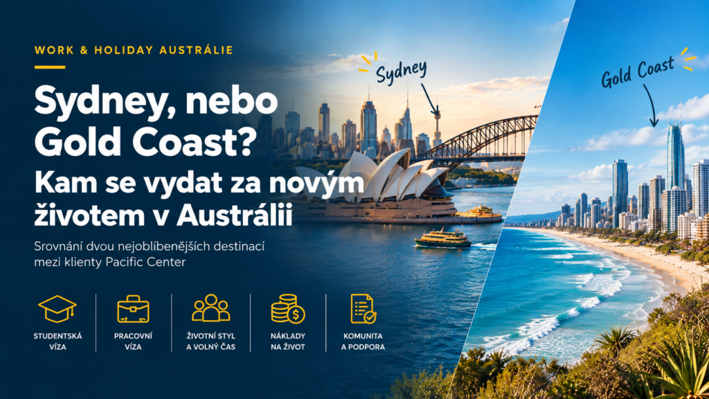 Sydney nebo Gold Coast – srovnání života v Austrálii